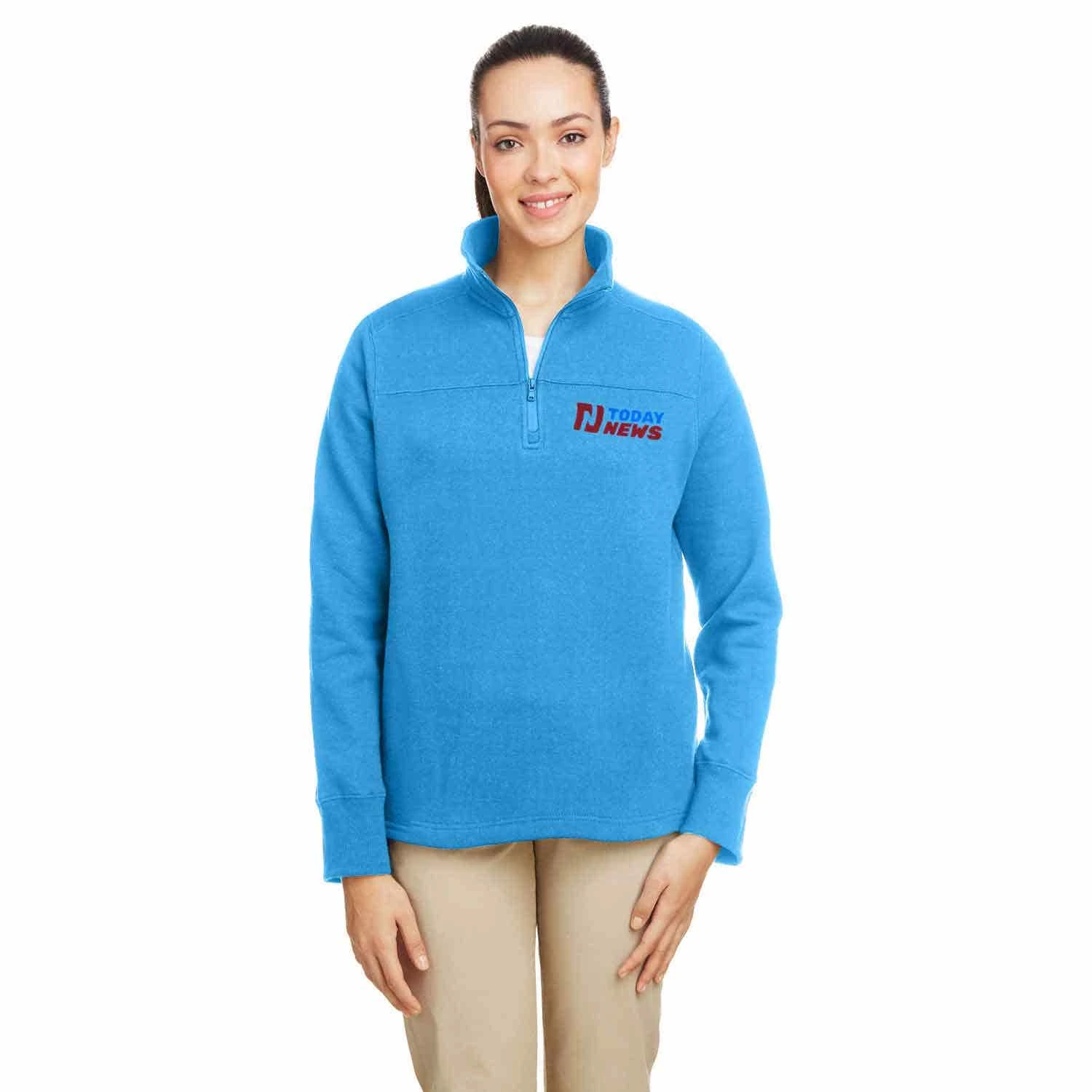 Nautica Anchor Quarter-Zip Pullover - Women 4 Nautica Anchor Quarter-Zip Pullover - Women - Image 2