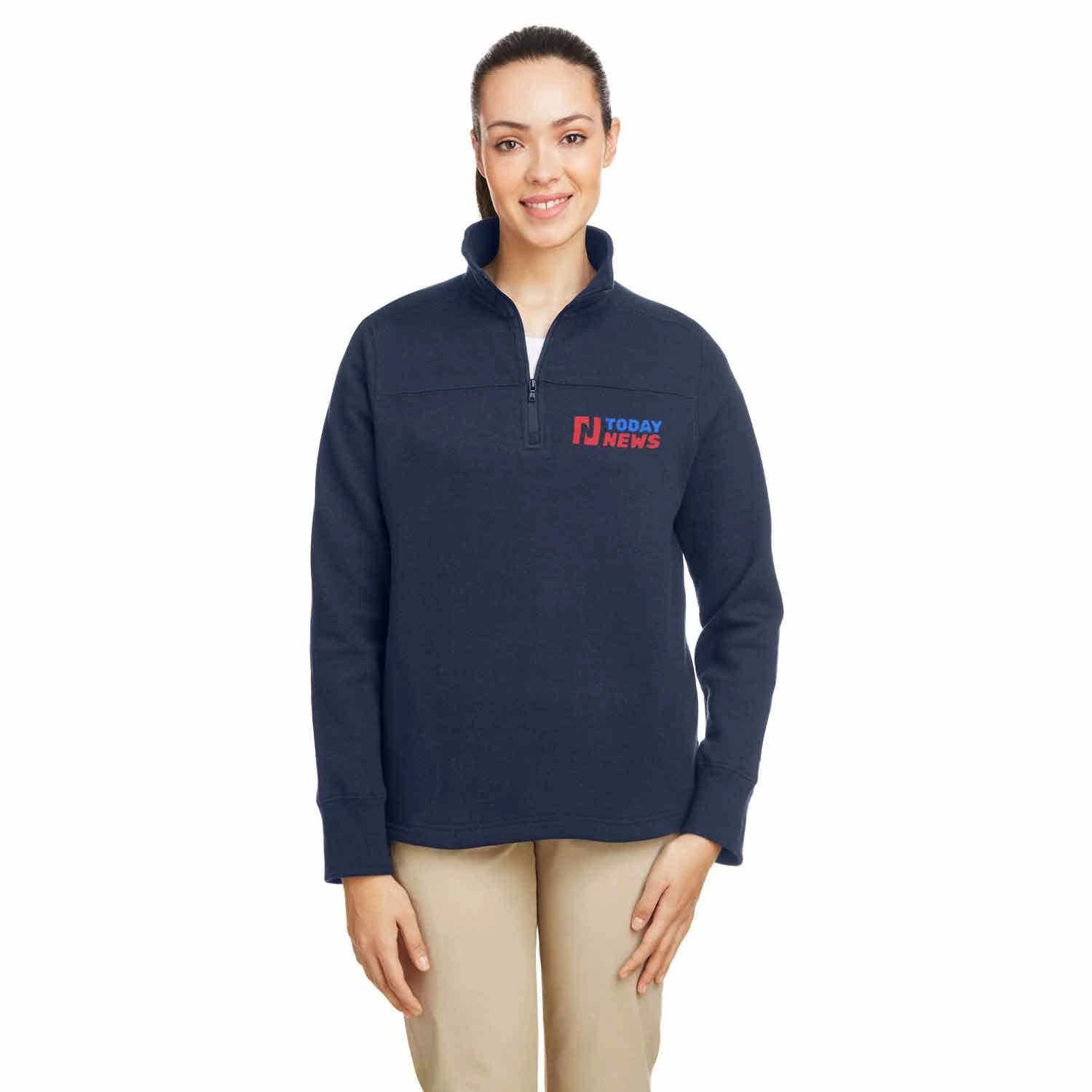 Nautica Anchor Quarter-Zip Pullover - Women 8 Nautica Anchor Quarter-Zip Pullover - Women - Image 6