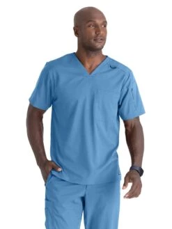 Barco® Grey's Anatomy™ Stretch Murphy Scrub Top - Men -Gildan T-Shirts Shop 079 ceil