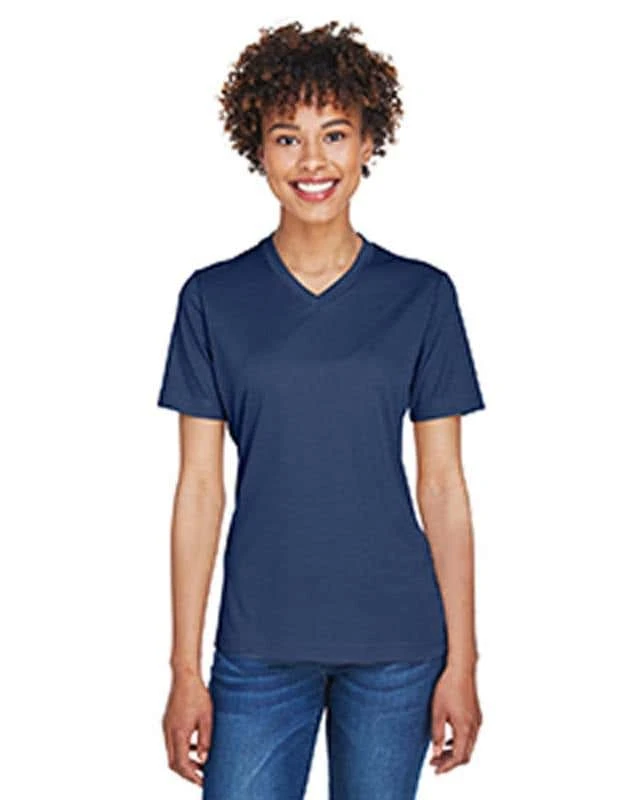 Team 365 Heathered Polyester Performance T-Shirt - Women 4 Team 365 Heathered Polyester Performance T-Shirt - Women - Image 2