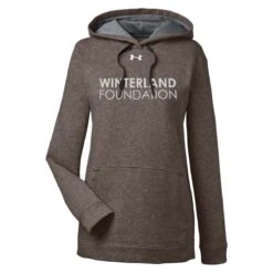 Under Armour® Hustle Pullover Hooded Sweatshirt - Women -Gildan T-Shirts Shop 1 w carbnhthr 2