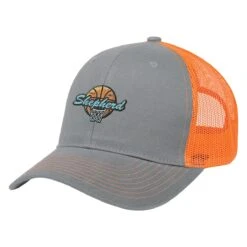 Two-Tone Low Profile Cotton Twill/Mesh Baseball Cap 24 Two-Tone Low Profile Cotton Twill/Mesh Baseball Cap -Gildan T-Shirts Shop 1021 graorn embroidery