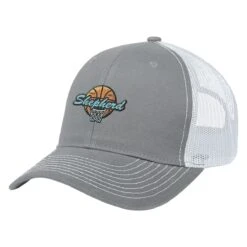 Two-Tone Low Profile Cotton Twill/Mesh Baseball Cap 30 Two-Tone Low Profile Cotton Twill/Mesh Baseball Cap -Gildan T-Shirts Shop 1021 grawht embroidery