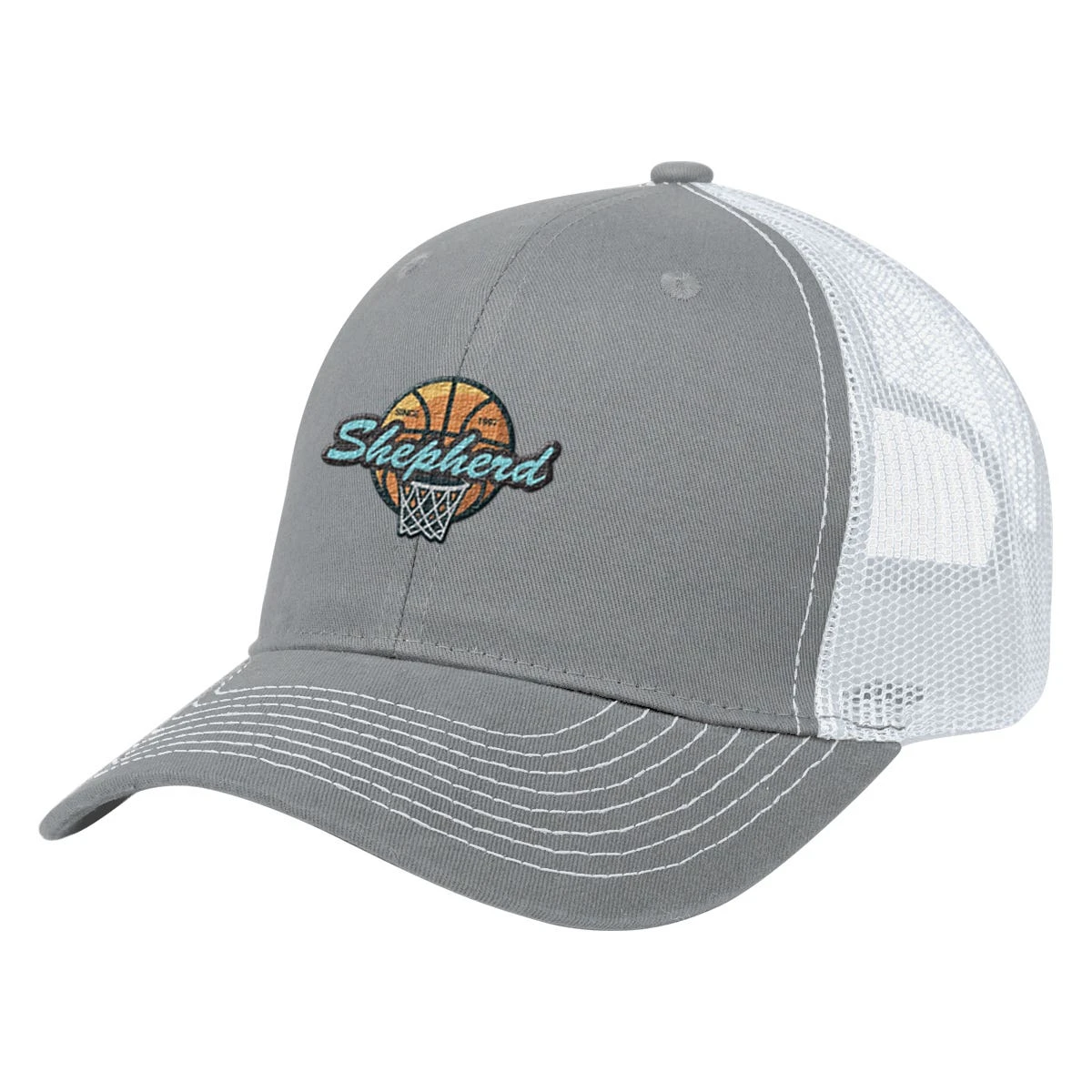 Two-Tone Low Profile Cotton Twill/Mesh Baseball Cap 12 Two-Tone Low Profile Cotton Twill/Mesh Baseball Cap - Image 10