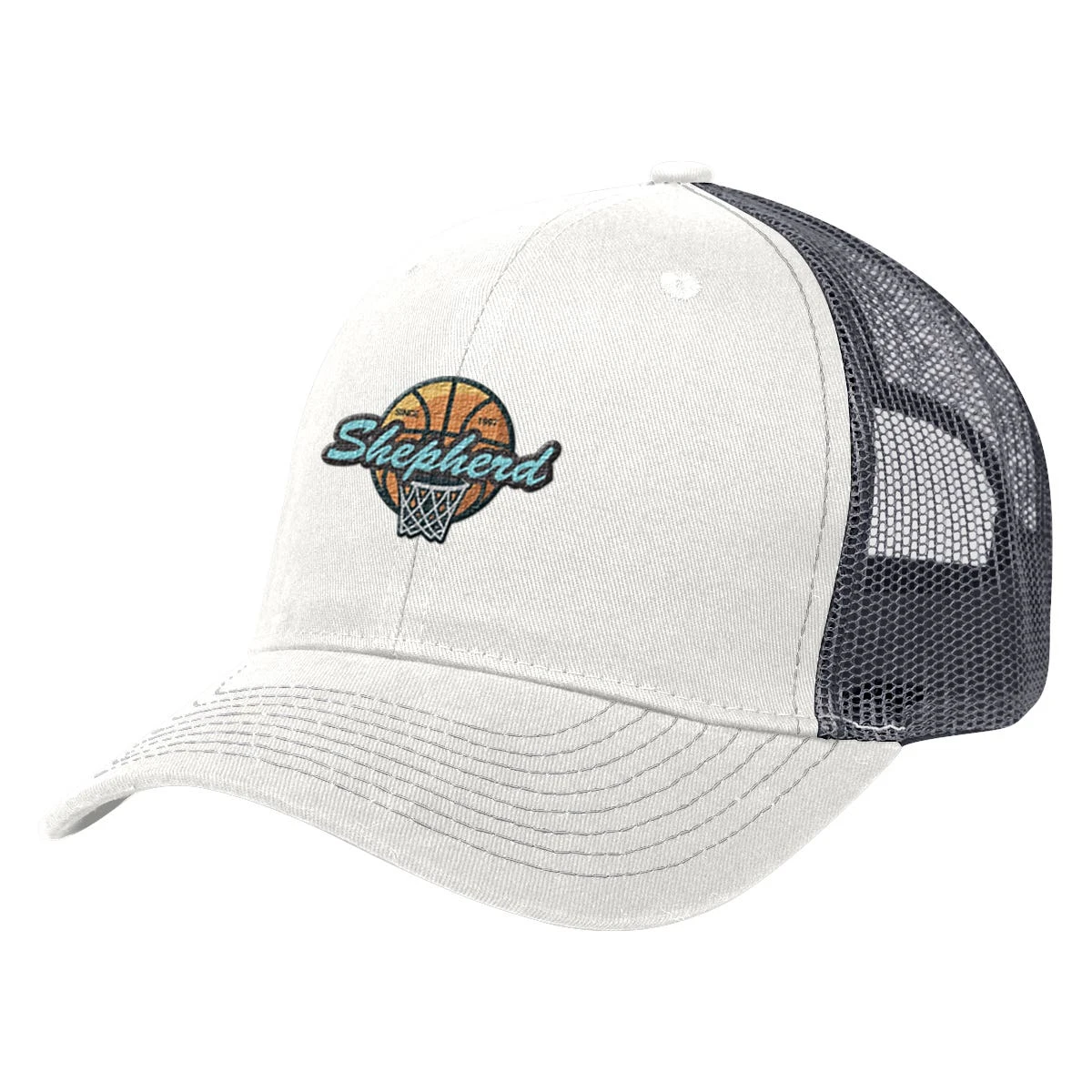 Two-Tone Low Profile Cotton Twill/Mesh Baseball Cap 8 Two-Tone Low Profile Cotton Twill/Mesh Baseball Cap - Image 6