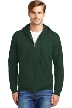 Hanes® EcoSmart® Full-Zip Hooded Sweatshirt -Gildan T-Shirts Shop 106abce75ec80479130dd4b6b12d24cb91bdc951606700fb1d7ba61b568a596d