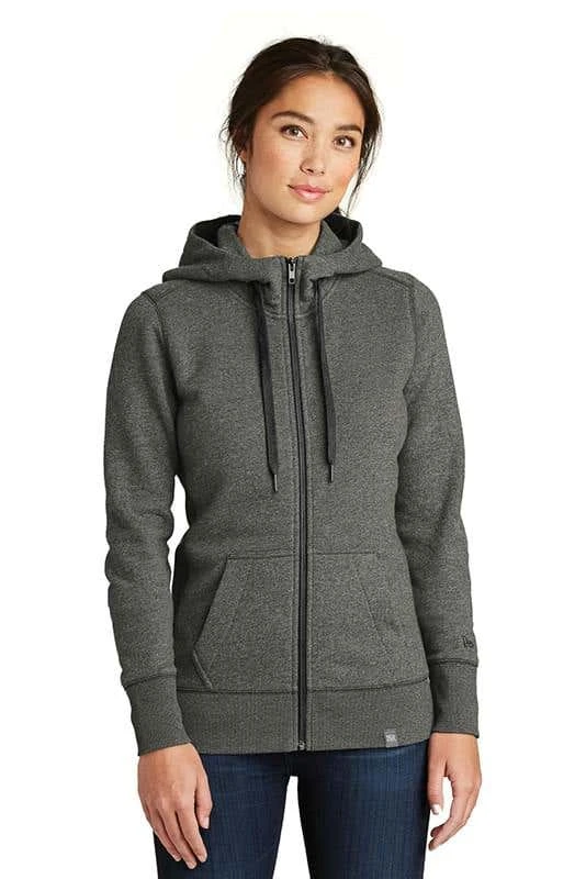 New Era® French Terry Full-Zip Hoodie Sweatshirt - Women 6 New Era® French Terry Full-Zip Hoodie Sweatshirt - Women - Image 4