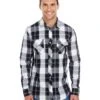 Burnside® Long-Sleeve Plaid Pattern Woven Shirt - Men -Gildan T-Shirts Shop 112e6be9a8da7c5e68c305562a45565bf6cce8a2bf67e6b95d5d0cdd0391de55