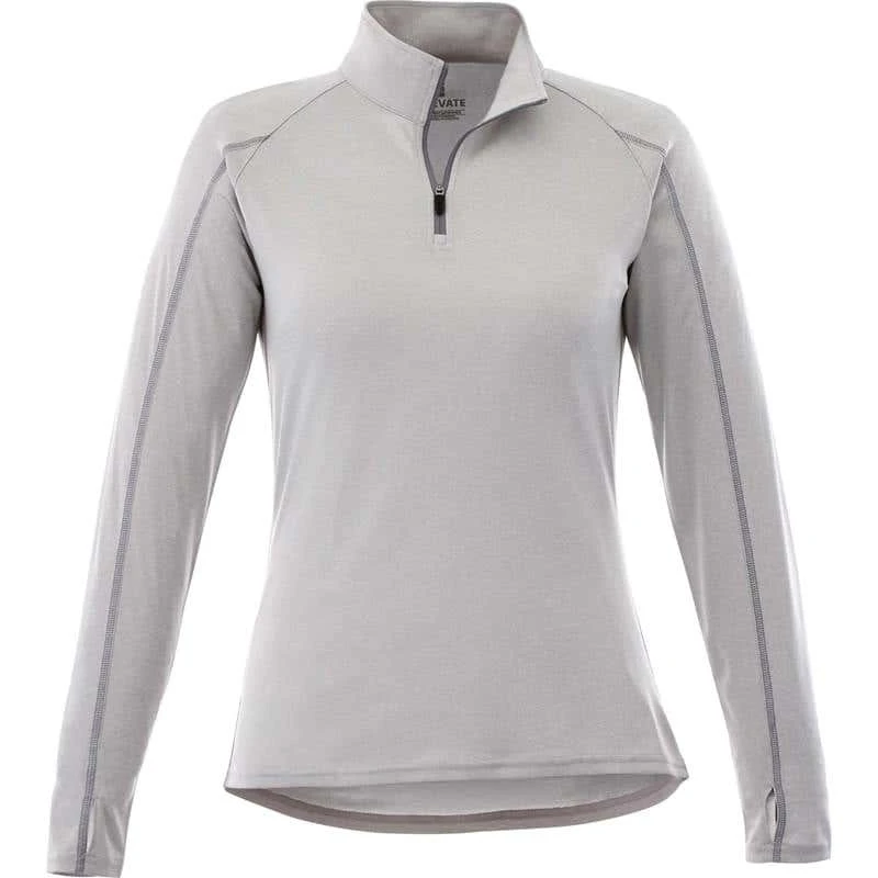 Women's Jersey Knit Quarter Zip Sweater 7 Women's Jersey Knit Quarter Zip Sweater - Image 5