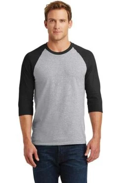 Gildan® Heavy Cotton™ 3/4-Sleeve Raglan T-Shirt -Gildan T-Shirts Shop 1790d657abb6980fa9fac584f1831fd454ec47c309a16448939cef854732b4e1