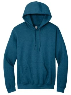 Gildan® 8 Oz. Adult Heavy Blend™ 50/50 Hooded Sweatshirt 26 Gildan® 8 Oz. Adult Heavy Blend™ 50/50 Hooded Sweatshirt -Gildan T-Shirts Shop 18500 antiquesapphire flat front