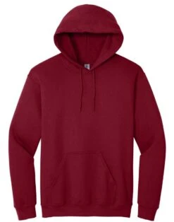 Gildan® 8 Oz. Adult Heavy Blend™ 50/50 Hooded Sweatshirt 38 Gildan® 8 Oz. Adult Heavy Blend™ 50/50 Hooded Sweatshirt -Gildan T-Shirts Shop 18500 cardinalred flat front