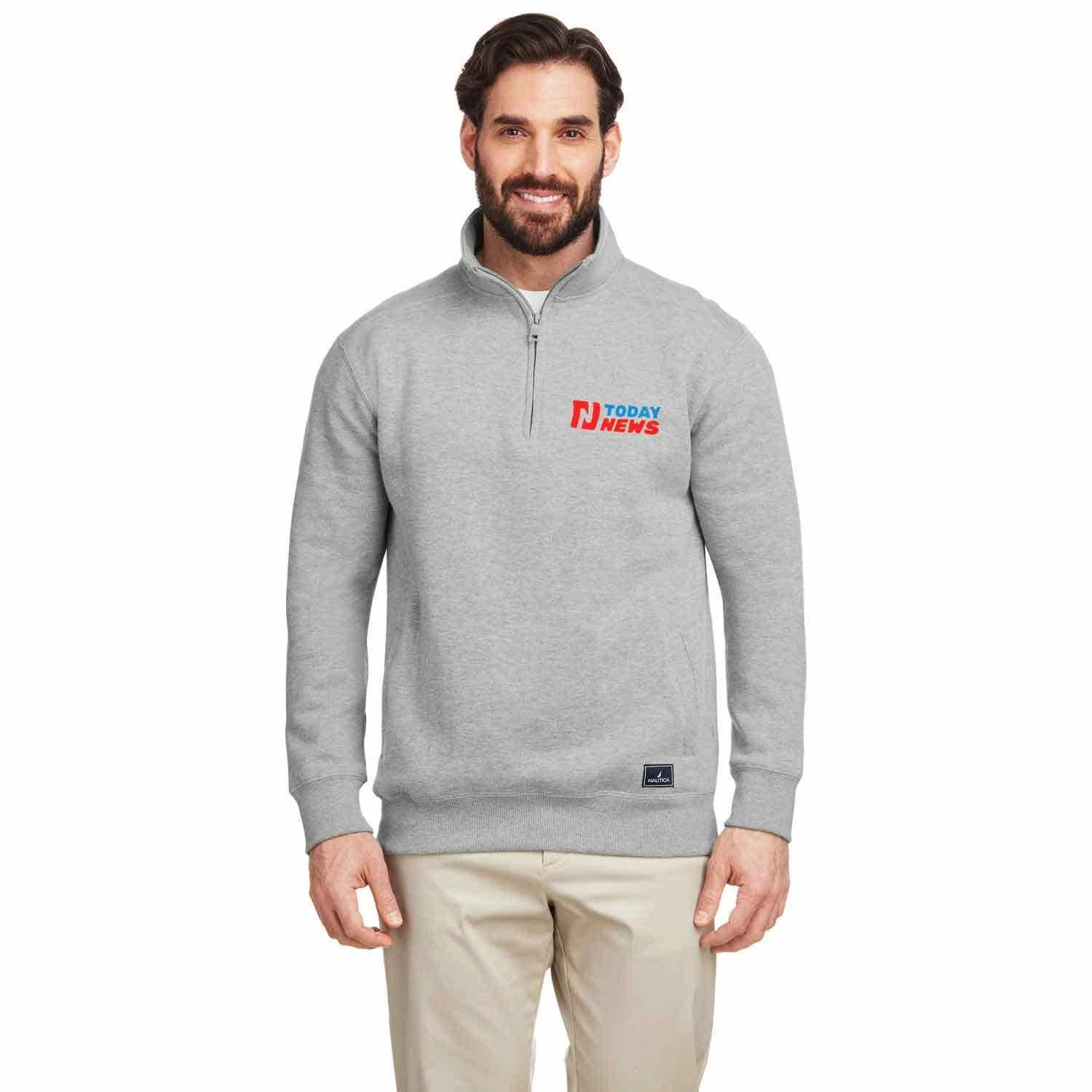 Nautica Anchor Quarter-Zip Pullover - Men 12 Nautica Anchor Quarter-Zip Pullover - Men - Image 10