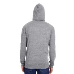 Threadfast Apparel Triblend Full-Zip Light Hooded Sweatshirt - Unisex -Gildan T-Shirts Shop 302z bk grey triblend
