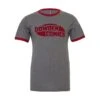 BELLA+CANVAS® Jersey Short-Sleeve Ringer T-Shirt - Men -Gildan T-Shirts Shop 3055c deepheather cardinal