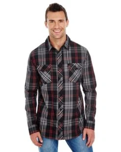 Burnside® Long-Sleeve Plaid Pattern Woven Shirt - Men -Gildan T-Shirts Shop 31e92c29343a2fa0cfa2ebe2597265071822205b679f568587d778e290d0e8ee