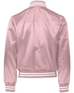 Augusta Sportswear® Striped Trim Satin Baseball Jacket -Gildan T-Shirts Shop 3610 ao z bk