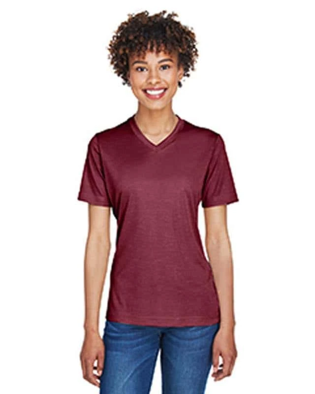 Team 365 Heathered Polyester Performance T-Shirt - Women 10 Team 365 Heathered Polyester Performance T-Shirt - Women - Image 8