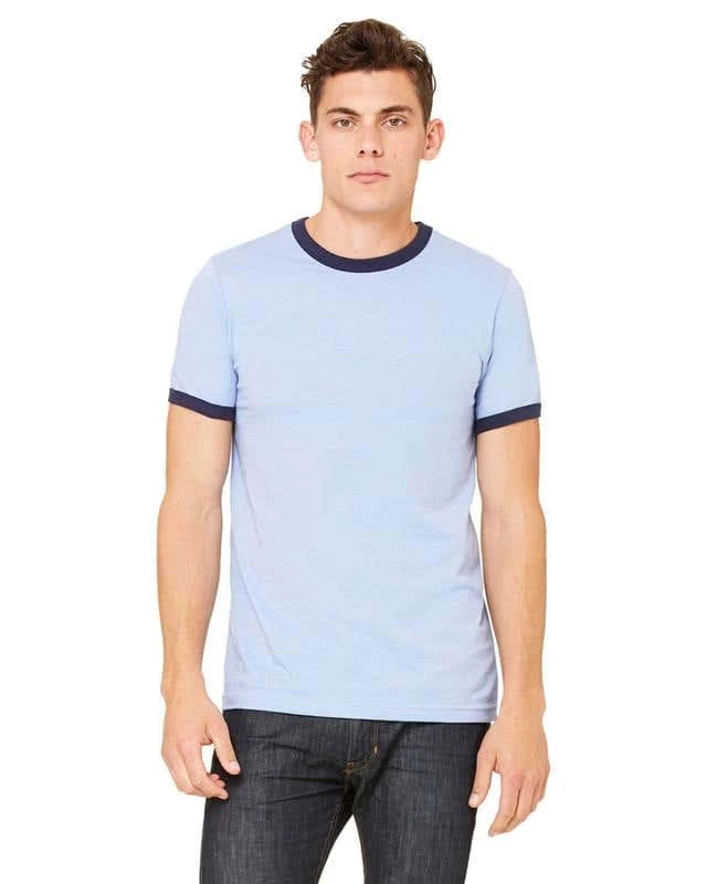 BELLA+CANVAS® Jersey Short-Sleeve Ringer T-Shirt - Men 7 BELLA+CANVAS® Jersey Short-Sleeve Ringer T-Shirt - Men - Image 5