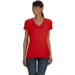 Fruit Of The Loom® HD Cotton™ V-Neck T-Shirt - Women -Gildan T-Shirts Shop 3ca8d4fb9da85e02b252f50ae4a24a37f5fad095df0217ad1fee570ba9c73b5f