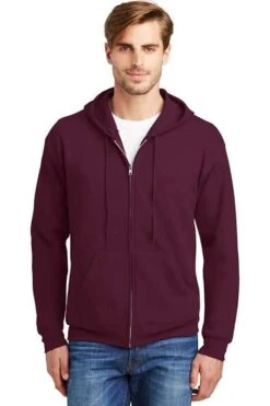 Hanes® EcoSmart® Full-Zip Hooded Sweatshirt -Gildan T-Shirts Shop 447a69c89606f00573e8c68bf7c0c59df6304a2e262ee0fabb8f5de7f1c45c26