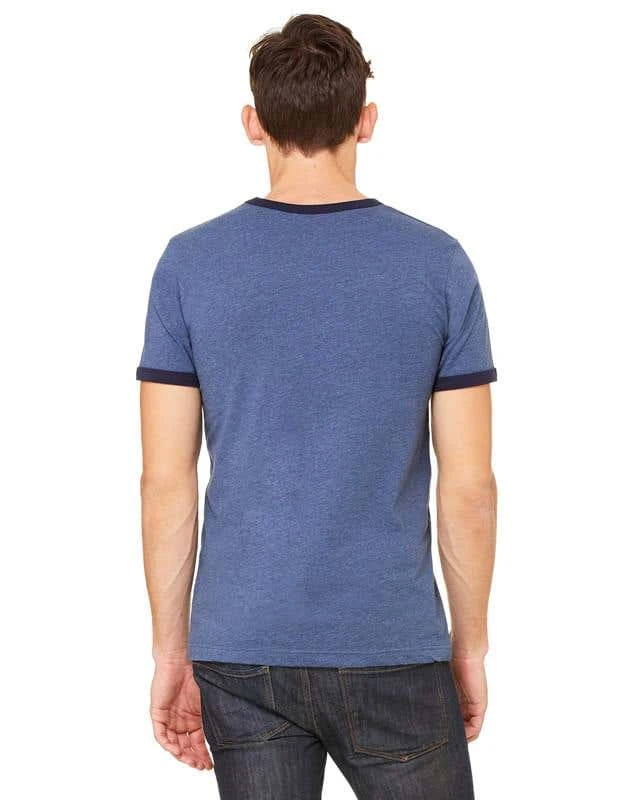 BELLA+CANVAS® Jersey Short-Sleeve Ringer T-Shirt - Men 11 BELLA+CANVAS® Jersey Short-Sleeve Ringer T-Shirt - Men - Image 9