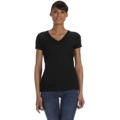 Fruit Of The Loom® HD Cotton™ V-Neck T-Shirt - Women -Gildan T-Shirts Shop 47b94569ce3c7e672b657fd49837e408a1cc19a6cd3506a2cbc6e56a696dc3ae