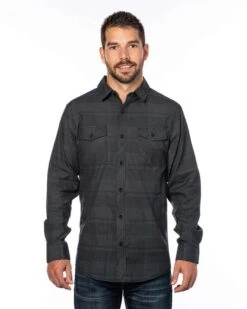 Burnside® Long-Sleeve Plaid Pattern Woven Shirt - Men -Gildan T-Shirts Shop 4d0a0c167c6f258136c27952a759a7fc676cc66e8f7c9e8d568f5bcbccc91f6a