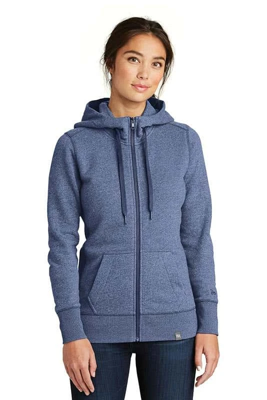 New Era® French Terry Full-Zip Hoodie Sweatshirt - Women 8 New Era® French Terry Full-Zip Hoodie Sweatshirt - Women - Image 6