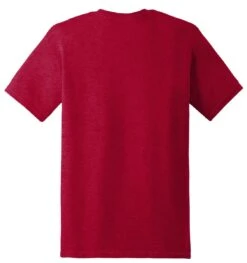 Gildan® Adult Heavy Cotton™ T-Shirt -Gildan T-Shirts Shop 5000 antiquecherryred flat back
