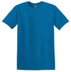 Gildan® Adult Heavy Cotton™ T-Shirt -Gildan T-Shirts Shop 5000 antiquesapphire flat front