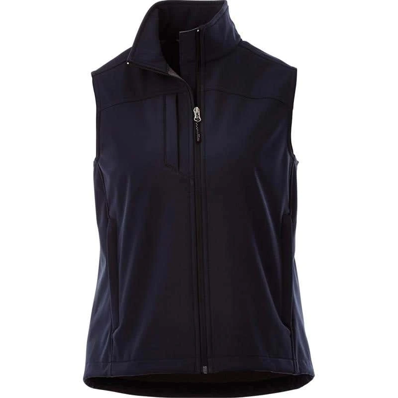 Ladies Polyester Softshell Full Zip Vest 6 Ladies Polyester Softshell Full Zip Vest - Image 4