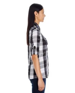 Burnside® Long-Sleeve Plaid Pattern Woven Shirt - Women -Gildan T-Shirts Shop 5d252adf443e965156e63cff0d7c5a7a08963a0265f01e74341ef5580dd23bdb 1
