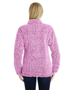 J America Epic1/4-Zip Sherpa Fleece Pullover - Women -Gildan T-Shirts Shop 602a0a2ffe1ea53ee5670ba8380e53618cf7749493ac0c4c4b329c1d7731efcf
