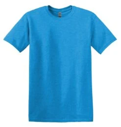 Gildan® Softstyle® T-Shirt 32 Gildan® Softstyle® T-Shirt -Gildan T-Shirts Shop 64000 heathersapphire flat front
