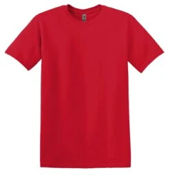 Gildan® Softstyle® T-Shirt 29 Gildan® Softstyle® T-Shirt -Gildan T-Shirts Shop 64000 red flat front