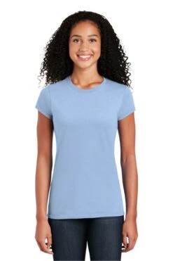 Gildan® Softstyle® T-Shirt - Women -Gildan T-Shirts Shop 64000l lightblue model front 1
