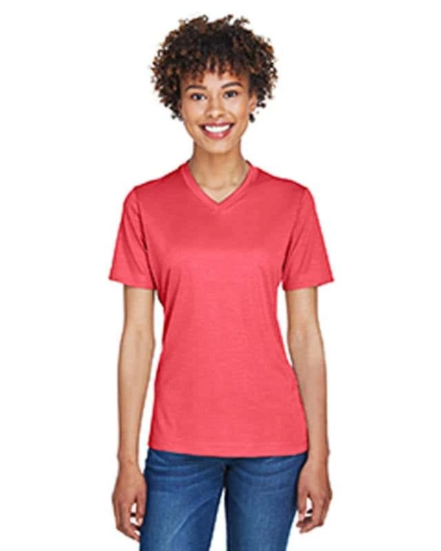 Team 365 Heathered Polyester Performance T-Shirt - Women 13 Team 365 Heathered Polyester Performance T-Shirt - Women - Image 11