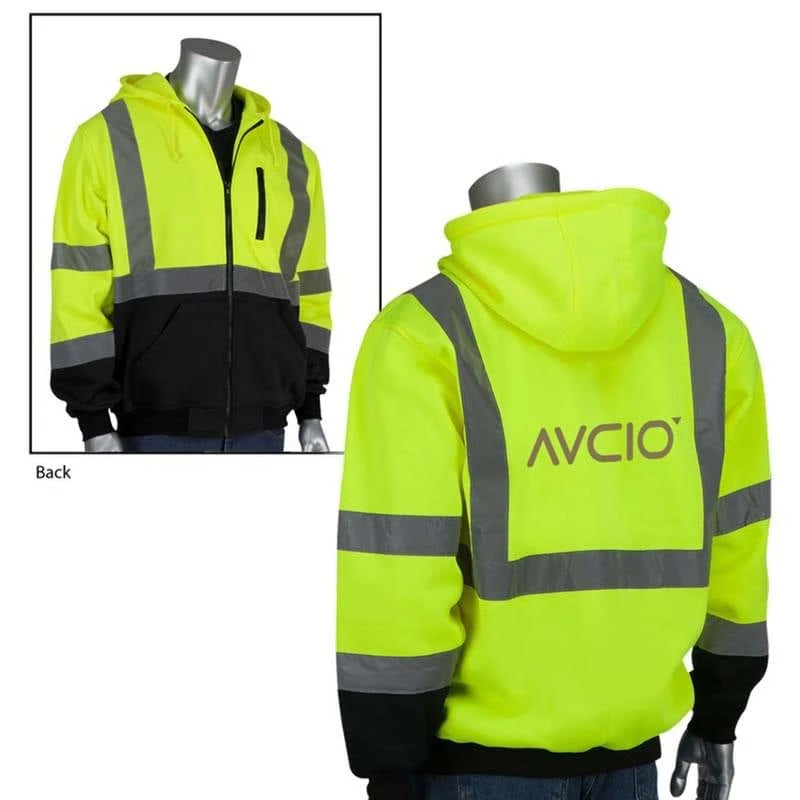 HV Class 3 Full Zip Hooded Black Bottom Sweatshirt 3 HV Class 3 Full Zip Hooded Black Bottom Sweatshirt