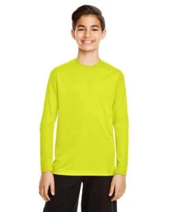 Team 365 Polyester Performance Long Sleeve T-Shirt - Youth
