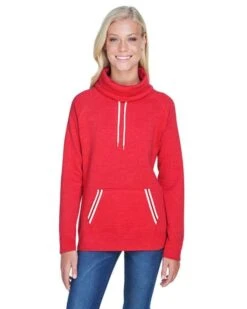 J America Relay Fleece Cowl Neck Sweatshirt - Women -Gildan T-Shirts Shop 7681d1c84a3debbb3818822ffba0bf98c1d8d7f597056dc39b6d454eb3f15568