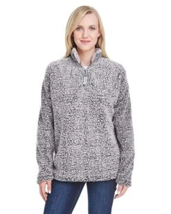 J America Epic1/4-Zip Sherpa Fleece Pullover - Women -Gildan T-Shirts Shop 7aebb0ed8206c74bce83e61681d7357c516acc8a93539d931dd38f4147ea5be2