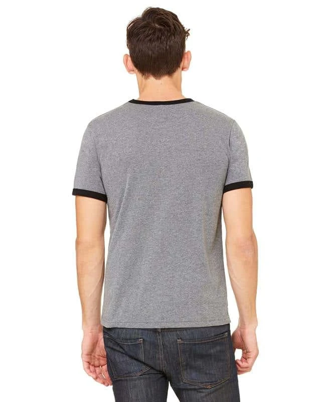 BELLA+CANVAS® Jersey Short-Sleeve Ringer T-Shirt - Men 14 BELLA+CANVAS® Jersey Short-Sleeve Ringer T-Shirt - Men - Image 12
