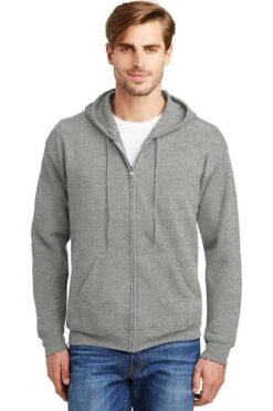 Hanes® EcoSmart® Full-Zip Hooded Sweatshirt -Gildan T-Shirts Shop 856ec4ef08a8472fb5649ebf350d8acdac59343779d44a08dfaf13da9ec35d6e