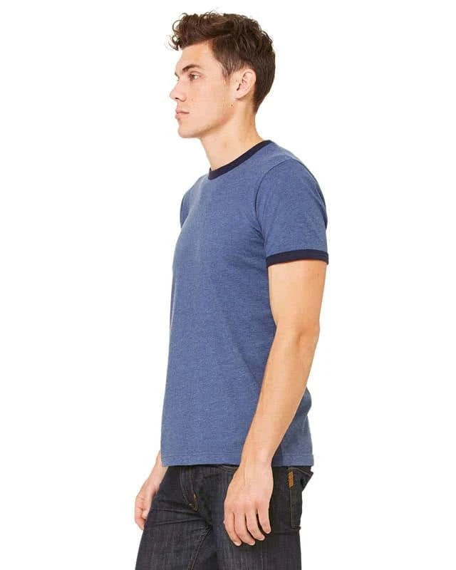 BELLA+CANVAS® Jersey Short-Sleeve Ringer T-Shirt - Men 12 BELLA+CANVAS® Jersey Short-Sleeve Ringer T-Shirt - Men - Image 10