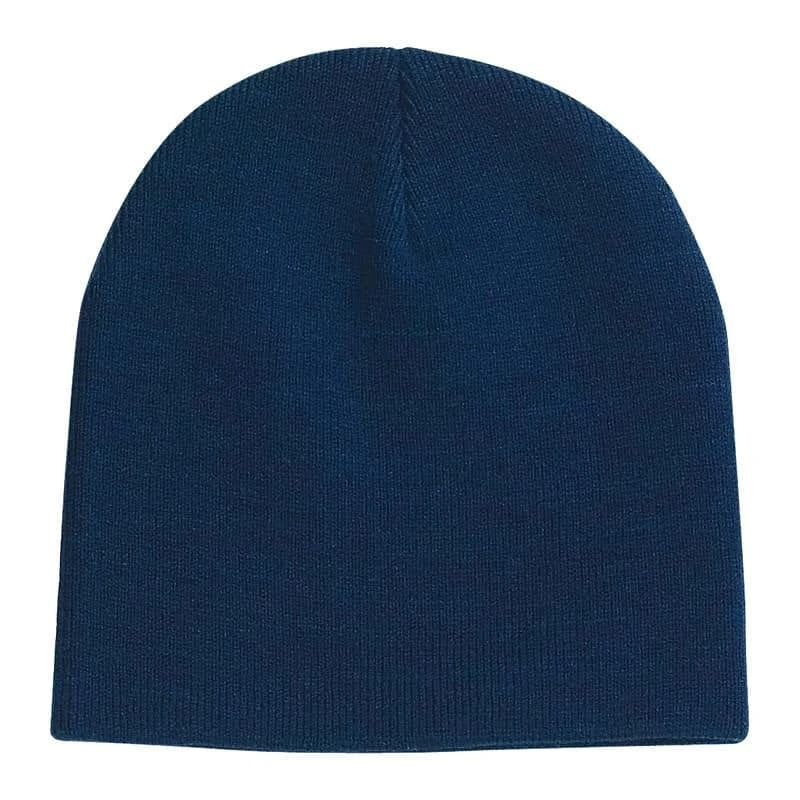 Solid Acrylic Knit Beanie Cap 6 Solid Acrylic Knit Beanie Cap - Image 4