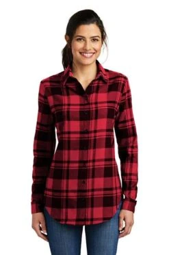 Port Authority® Plaid Flannel Tunic - Women -Gildan T-Shirts Shop 913c9cfda75226e8690ec7ec2c08d5ad1047a3424bb958918fbae4339277cfee