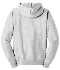 Jerzees® NuBlend® Full-Zip Hooded Sweatshirt -Gildan T-Shirts Shop 993m ash flat back