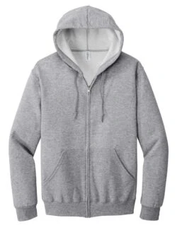 Jerzees® NuBlend® Full-Zip Hooded Sweatshirt -Gildan T-Shirts Shop 993m athleticheather flat front