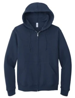 Jerzees® NuBlend® Full-Zip Hooded Sweatshirt -Gildan T-Shirts Shop 993m navy flat front
